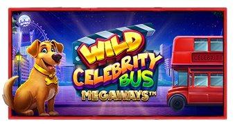 Wild Celebrity Bus Megaways game artwork