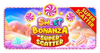 Sweet Bonanza Super Scatter game artwork